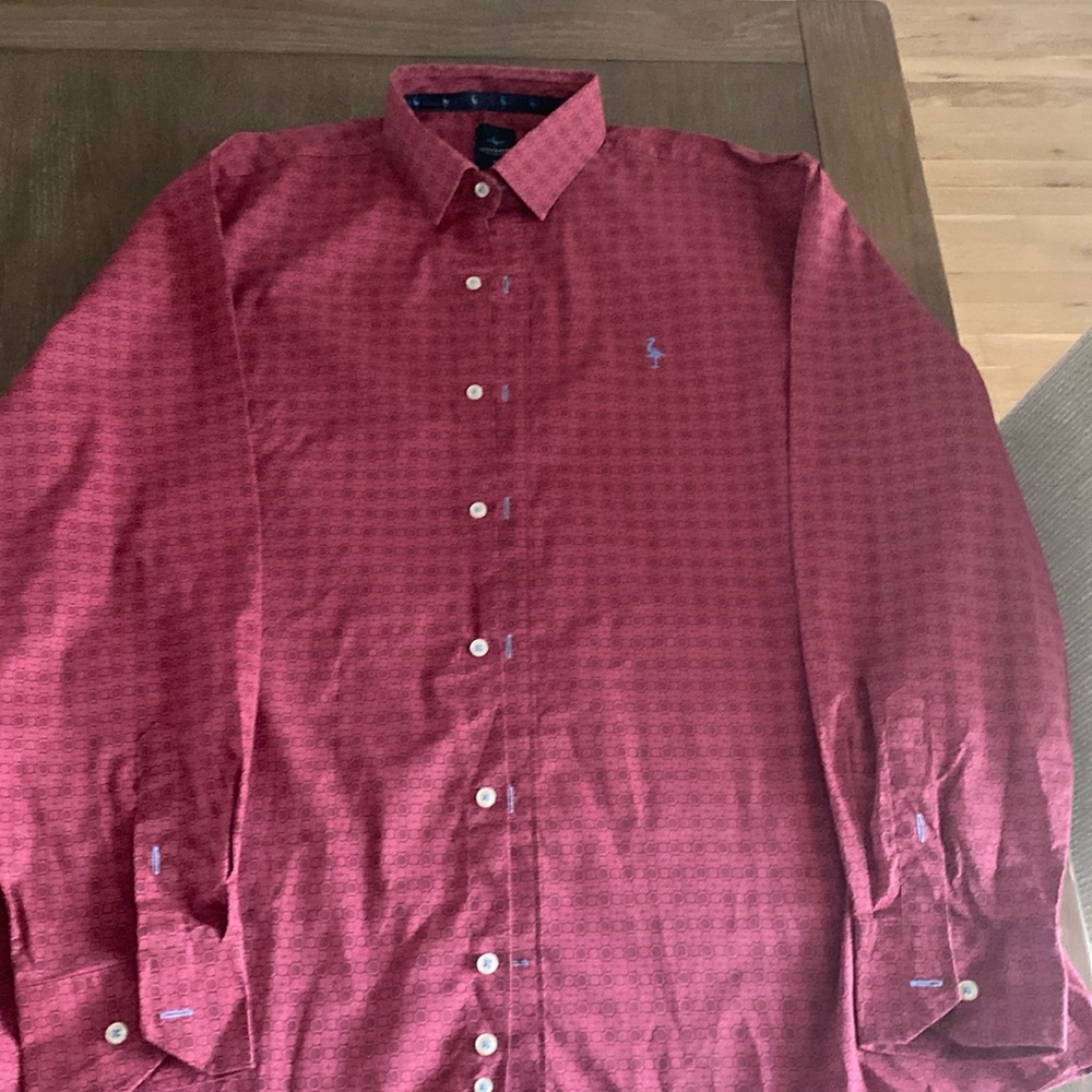 Brand new men’s long sleeve button down shirt tailorbyrd never worn